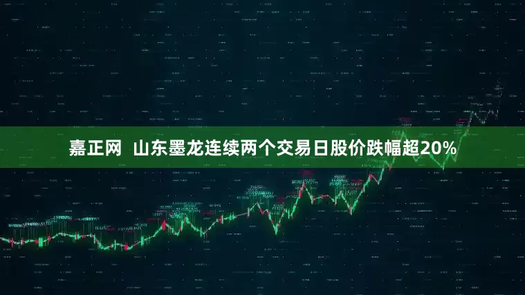 嘉正网  山东墨龙连续两个交易日股价跌幅超20%